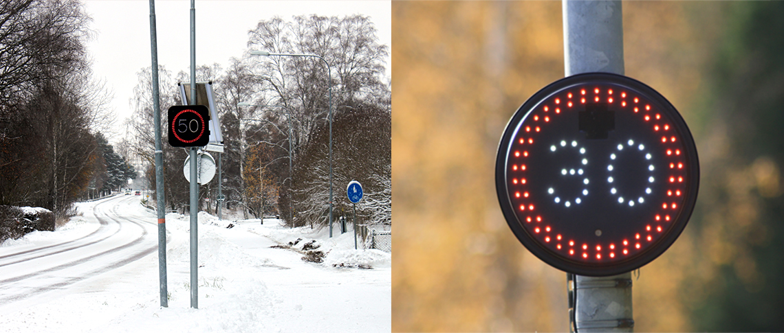 Hastighetspåminnare - en effektiv fartdämpare