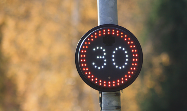 ATS - Active Traffic Sign - hastighetspåminnare