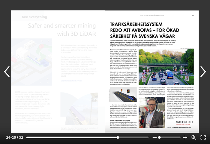 Digitala kövarningssystem minskar olyckor vid vägarbeten