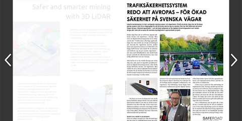 Digitala kövarningssystem minskar olyckor vid vägarbeten