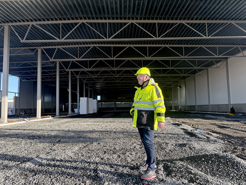 Bygge av ny lokal i Köping