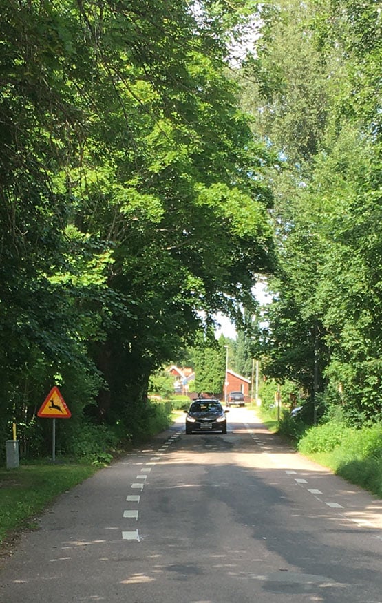 Bygdeväg skapar en bättre trafikmiljö för fotgängare och cyklister