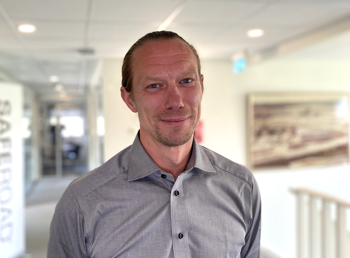 Porträttbild av man