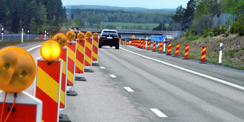 Så klarar du en kontroll av ditt vägarbete avseende trafik- och skyddsanordningar