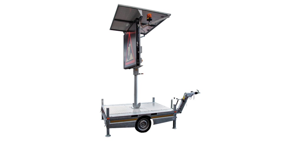 VMS-trailer med solceller