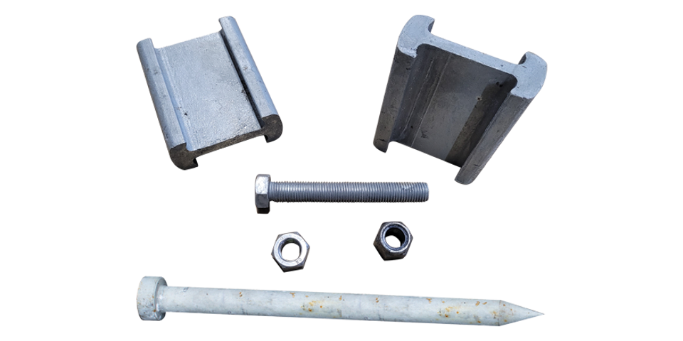Förankringsdelar till skyddsbarriären DELTABLOC