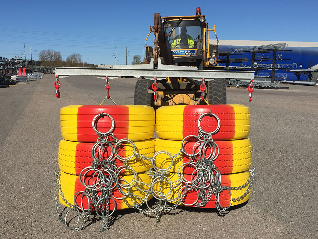 Bild på 80 km trafikbuffert 2 m