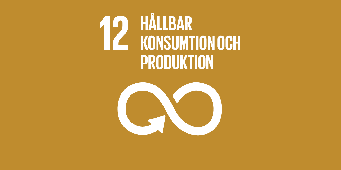 Det globala målet nr 12 - Hållbar konsumtion och produktion