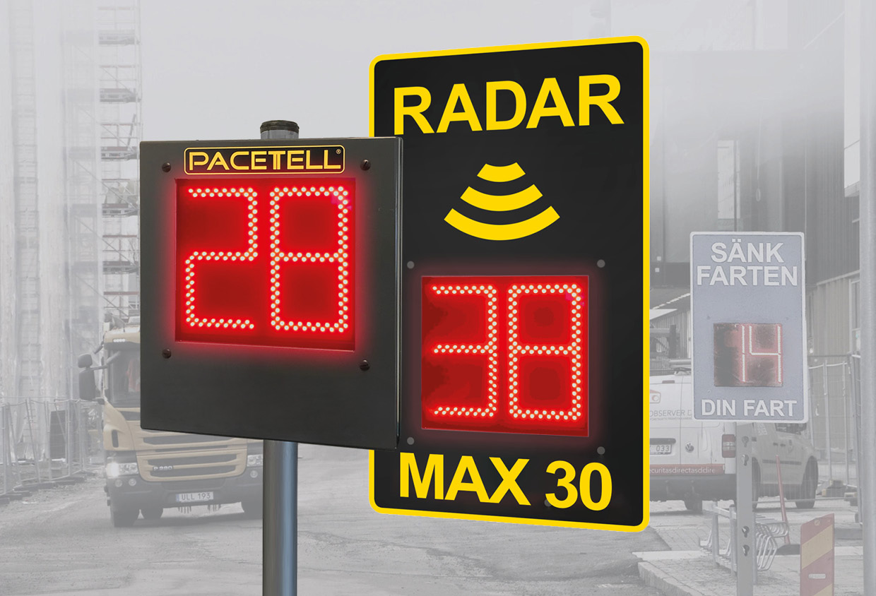 Saferoad Traffic tar över försäljningen av PaceTell hastighetsdisplayer