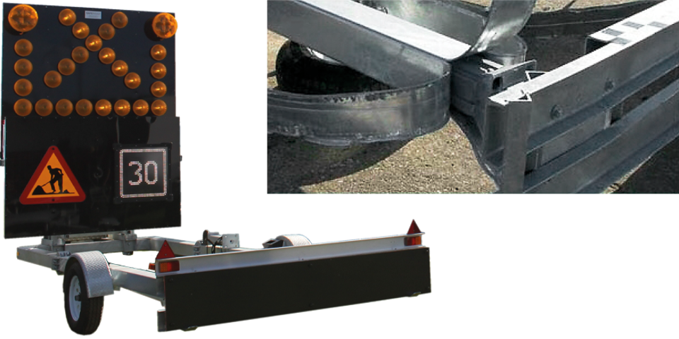 Bilden visar TTMA-100 med rörbristningsteknik samt ljuspil och E13 samt VBG-drag.